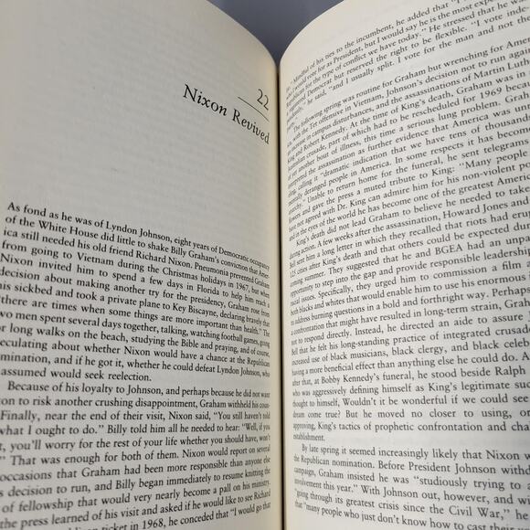 Vintage The Billy Graham Story William Martin 1992 Hardcover Biography Religion - Picture 3 of 15